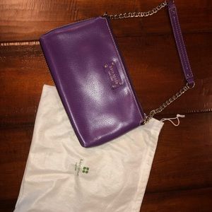 Kate spade small purse with chain shoulder strap